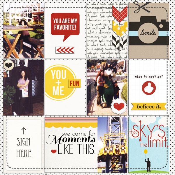 damayanti - inspirational scrapbook layout