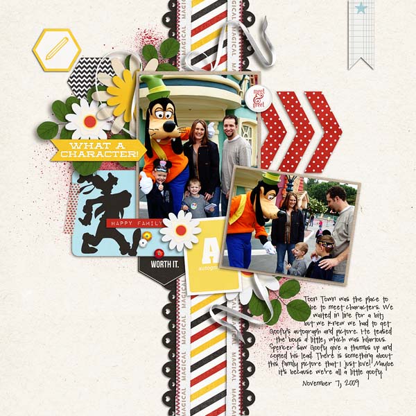 erica - inspirational scrapbook layout