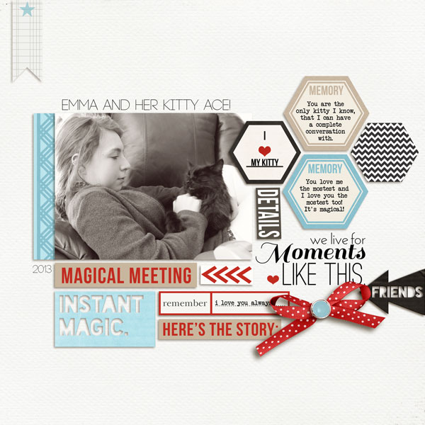 lor - inspirational scrapbook layout