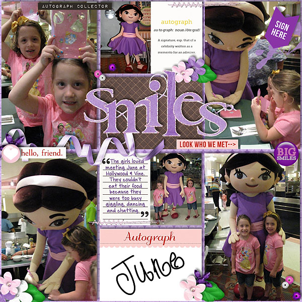 melinda - scrapbook layout