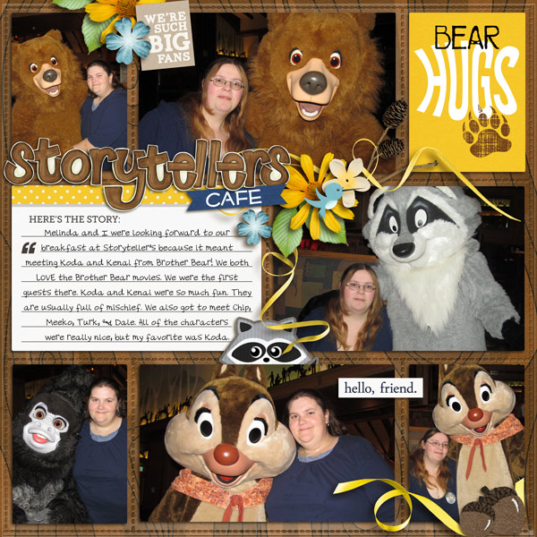 yzerbear19 - scrapbook layout