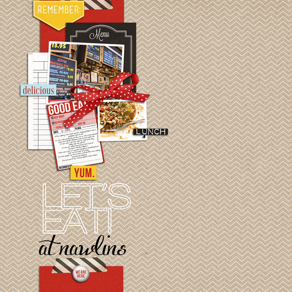 alamama - inspirational scrapbook layout