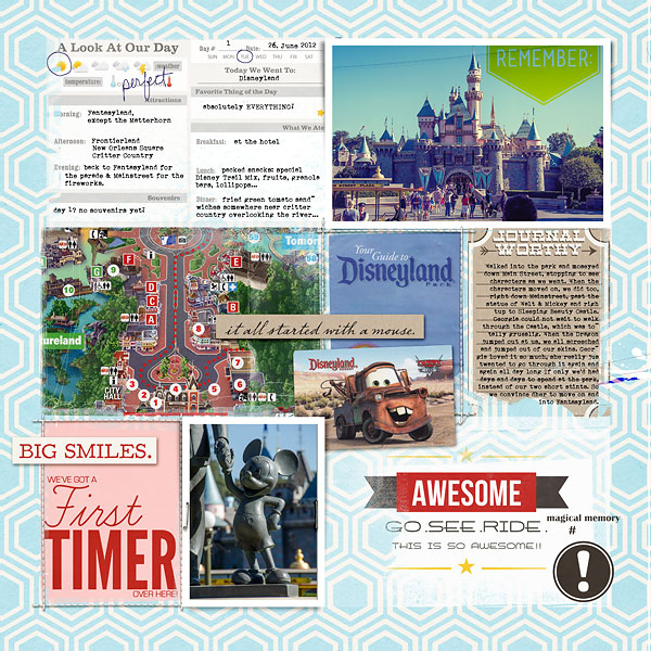 Sahlin Studio, Digital Scrapbooking DesignsA Disney / Universal Vacation -  A Printed Album - Sahlin Studio