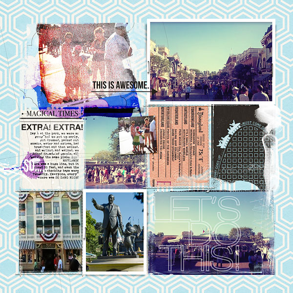 amberr - inspirational scrapbook layout