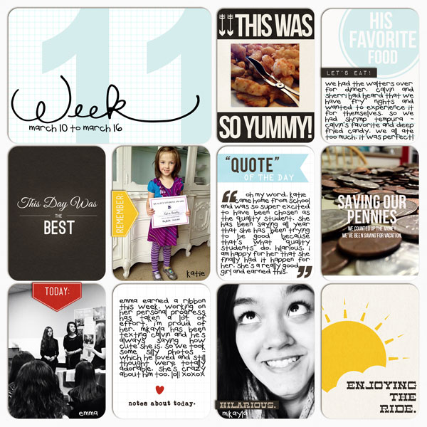 neeceebee - inspirational scrapbook layout