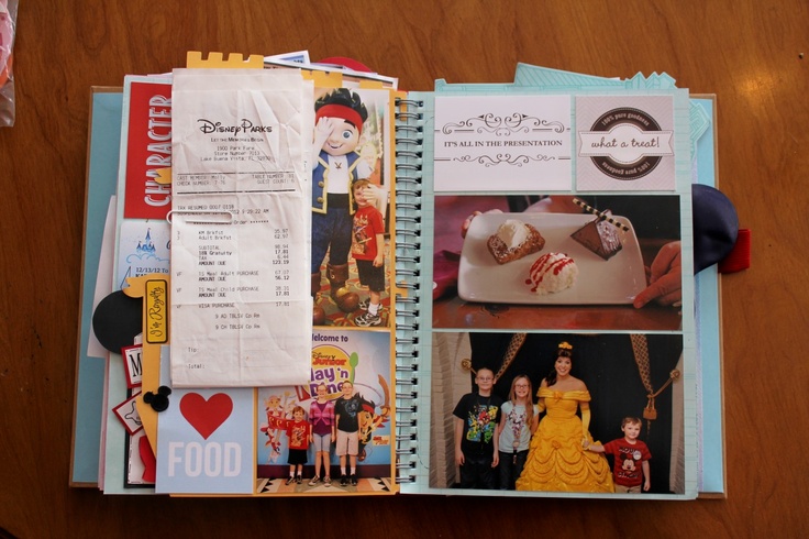 Disney Smash Book by Kathleen Taylor featuring Project Mouse by Britt-ish Designs and Sahlin Studio - Food