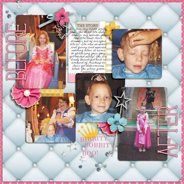Disney Project Life page created by becca1976 featuring Project Mouse Princess by Sahlin Studio & Britt-ish Designs