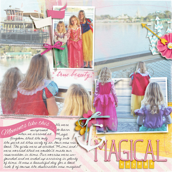 Disney Project Life page created by becca1976 featuring Project Mouse Princess by Sahlin Studio & Britt-ish Designs - 2