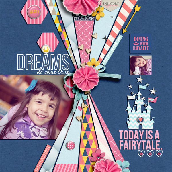 Disney Project Life page created by damayanti featuring Project Mouse Princess by Sahlin Studio & Britt-ish Designs