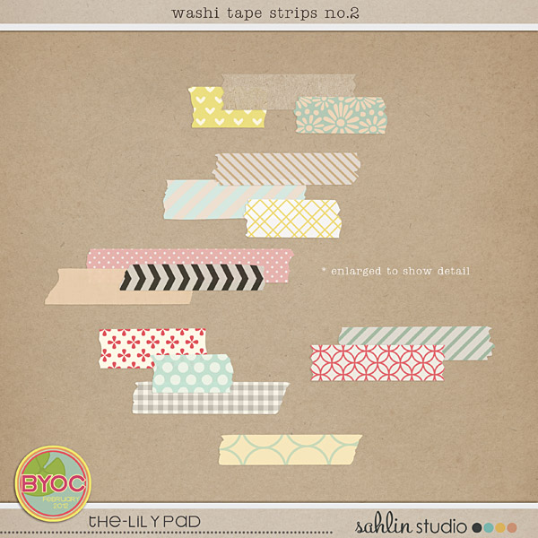 washi tapes strips no. 2 by sahlin studio