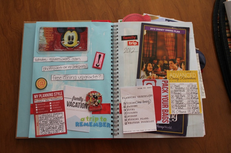 Disney Smash Book by Kathleen Taylor featuring Project Mouse by Britt-ish Designs and Sahlin Studio - Planning