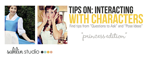 Character Interaction Tips (Questions / Pose Ideas):  Meeting the Princesses