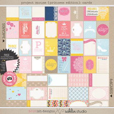 Project Mouse: (Princess Edition): Cards by Britt-ish Designs and Sahlin Studio