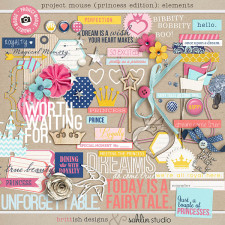 Project Mouse: (Princess Edition): Elements by Britt-ish Designs and Sahlin Studio