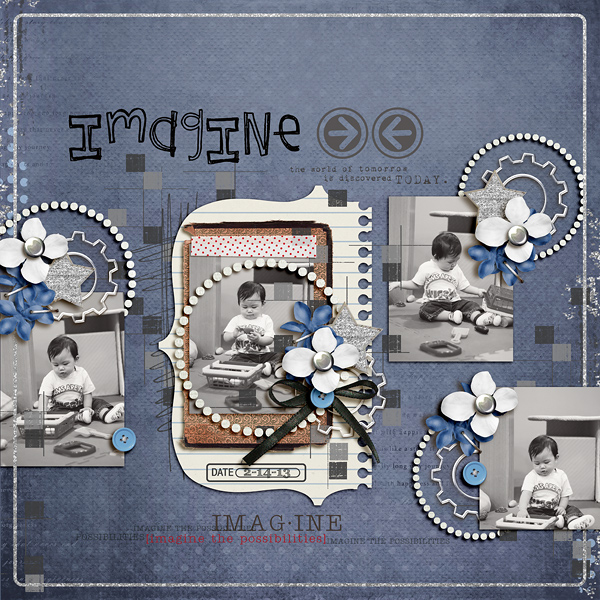 May Featured Kit layout created by dianeskie featuring Innovation by Sahlin Studio