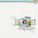 Digital Scrapbook page created by TeaWithLemon featuring "Down the Lane" by Sahlin Studio