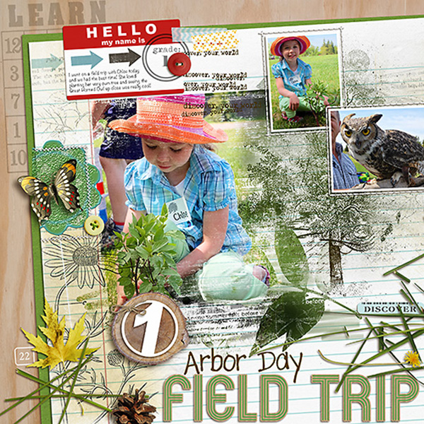 Digital Scrapbook page created by HeatherPrins featuring Project Mouse by Sahlin Studio & Britt-ish Designs