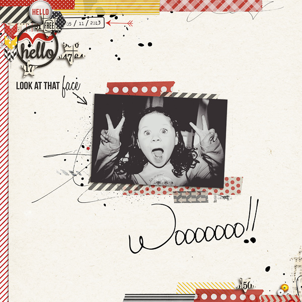 Sahlin Studio, Digital Scrapbooking DesignsNEW, Project Mouse: Days & Washi  Tape - Sahlin Studio