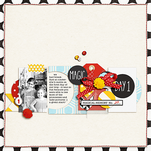 Sahlin Studio, Digital Scrapbooking DesignsNEW, Project Mouse: Days & Washi  Tape - Sahlin Studio