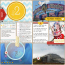 Disney Project Life page created by sarah featuring Project Mouse by Sahlin Studio & Britt-ish Designs