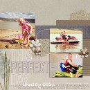 Digital Scrapbook page created by mamatothree featuring "Count the Waves" by Sahlin Studio
