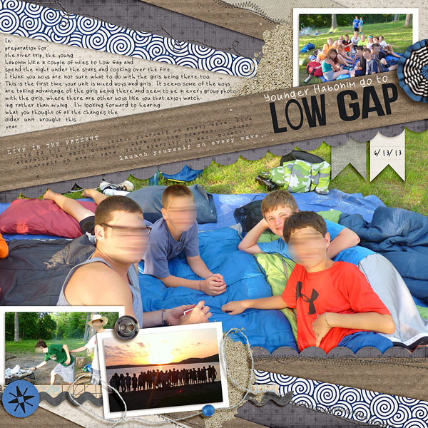 Digital Scrapbook page created by norton94 featuring "Count the Waves" by Sahlin Studio