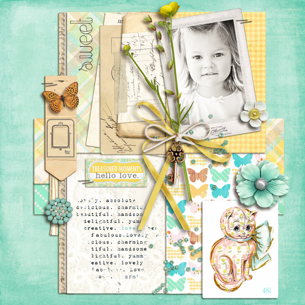 Digital Scrapbook page created by sucali