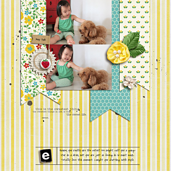 Digital Scrapbook page created by ultracoolmama