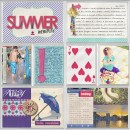 Digital Scrapbook page created by giselifreitas featuring "Aztec Summer" by Sahlin Studio