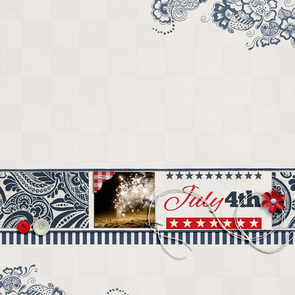 Digital Scrapbook page created by aballen featuring "Country Fair Picnic" by Sahlin Studio