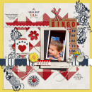 Digital Scrapbook page created by mikinenn featuring "Country Fair Picnic" by Sahlin Studio