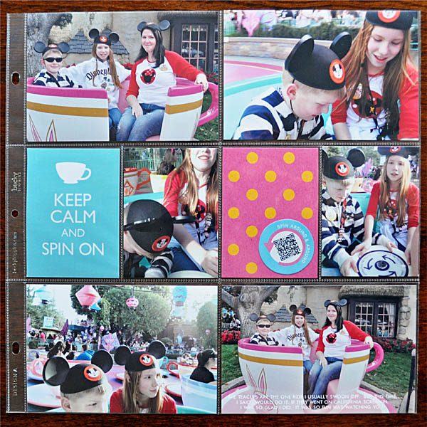 Disney Project Life page created by kristasahlin featuring Project Mouse (Fantasy) by Sahlin Studio & Britt-ish Designs