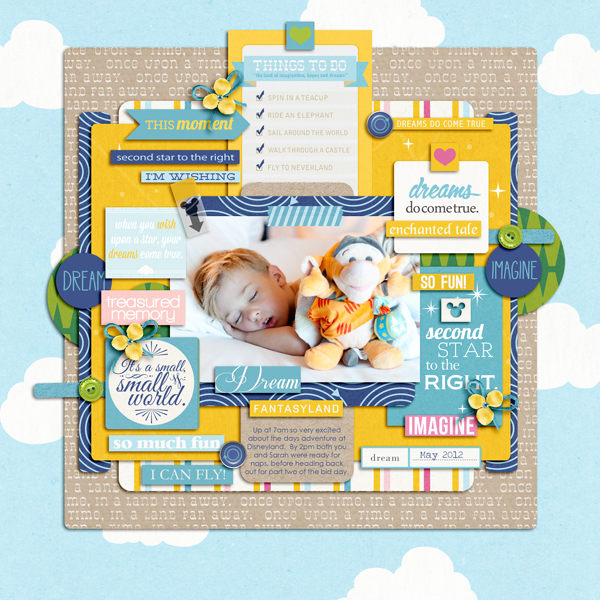 Digital Scrapbook page created by pne123 featuring "Project Mouse (Fantasy)" by Sahlin Studio