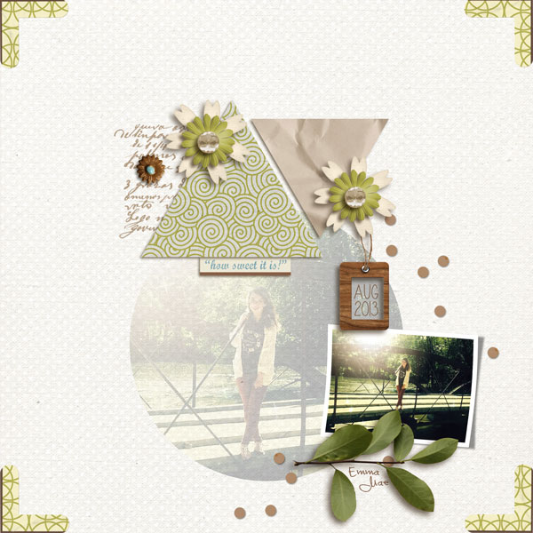 Digital Scrapbooking layout by Lor featuring Sahlin Studio's FREE September 2013 Template
