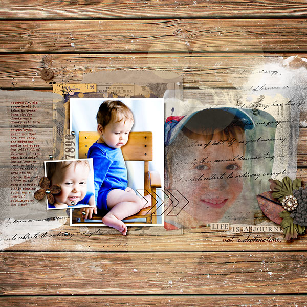 Then and Now layout by amberr using Country Road Kit, Country Road Journal Cards, Country Road Word Art by Sahlin Studio