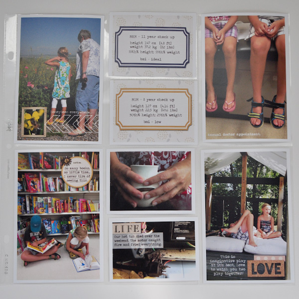 Hybrid Project Life page by ctmm4 using Country Road Kit, Country Road Journal Cards, and Country Road Word Art by Sahlin Studio