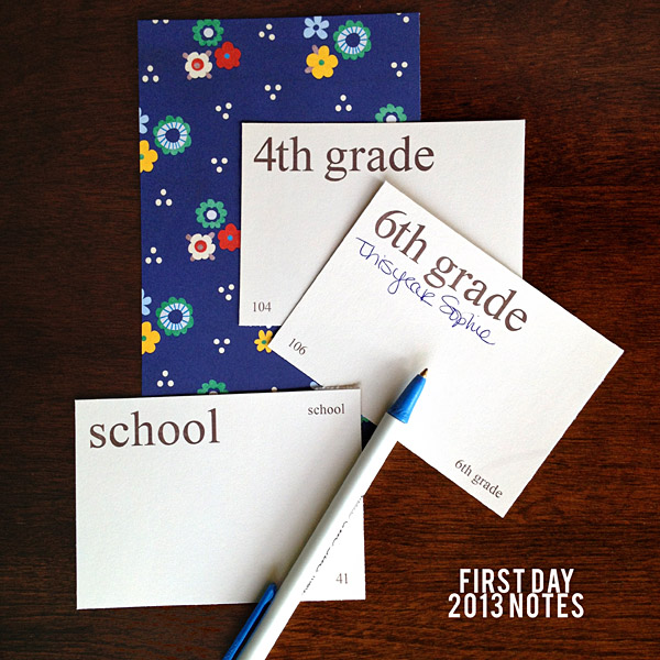 First Day of School layout by kristasahlin using Journal Cards: School by Sahlin Studio