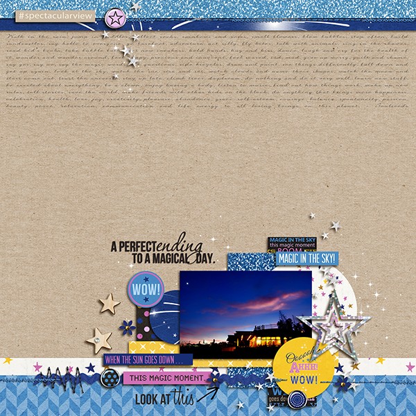  After Dark digital scrapbook layout by margelz using Project Mouse: At Night by Sahlin Studio & Britt-ish Designs