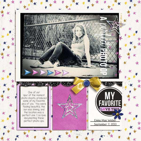 Portrait layout by Lor using Project Mouse: At Night by Sahlin Studio & Britt-ish Designs