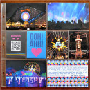 disney at night hybrid project life layout by kristasahlin using Project Mouse: At Night by Sahlin Studio & Britt-ish Designs