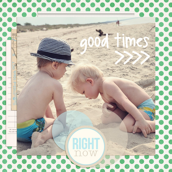 good times layout by dul using magical photo overlays by sahlin studio