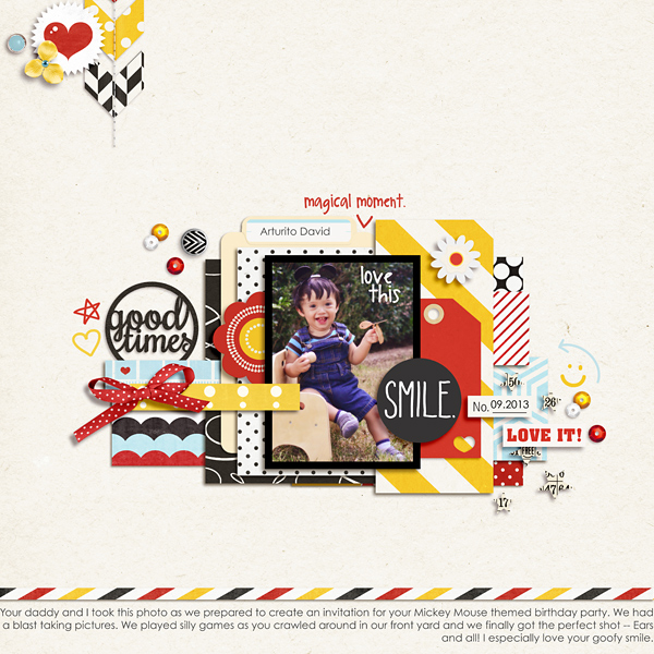 good times layout by raquels using magical photo overlays by sahlin studio