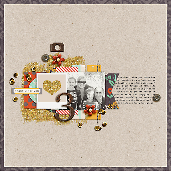 thankful layout by dana using Reflection kit by Sahlin Studio
