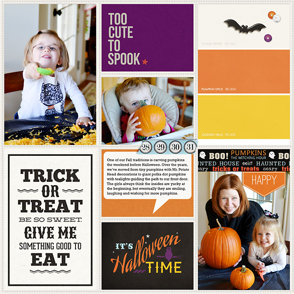 Halloween project life journal cards by TeresaVictor using Project Mouse: Halloween Edition by Sahlin Studio & Britt-ish Designs