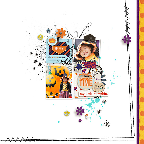 halloween page by kewl_jive using Project Mouse: Halloween Edition by Sahlin Studio and Britt-ish Designs