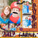 halloween page by wendy using Project Mouse: Halloween Edition by Sahlin Studio & Britt-ish Designs