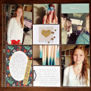right now project life layout by kristasahlin using Reflection Kit by Sahlin Studio