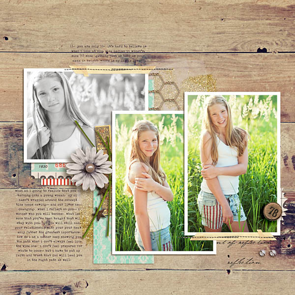 reflection layout by kristsahlin using Reflection Kit by Sahlin Studio