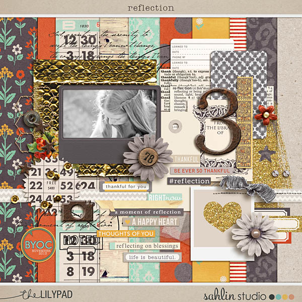 Reflection (Digital Scrapbook Kit) by Sahlin Studio