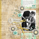 Family Digital SCrapbook Layout by raquels using FREE Template & Treasured Moments by Sahlin Studio
